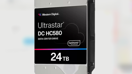西部数据 24TB Ultrastar DC HC580 机械硬盘即将上市，售价 630 美元