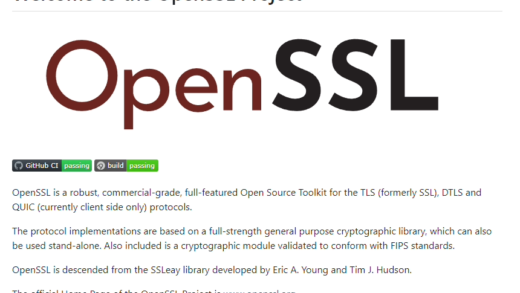 OpenSSL 3.2.0 正式版发布，客户端 QUIC 支持 / 证书压缩 / 支持原始公钥等