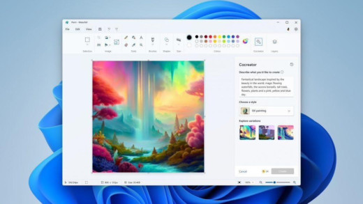 自带 AI 生图功能，微软现已为 Win11 画图 App 引入 DALL-E 3 集成
