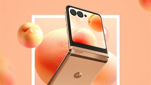 小折叠颜值天花板！moto razr 40 Ultra柔和桃限定版来了