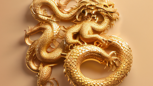 金龙献福，新春快乐！