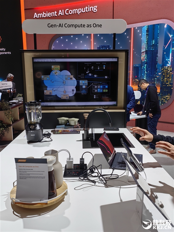“遥遥领先”的端侧生成式AI!联发科MWC技术秀:还有百兆卫星通信、6G环境计算