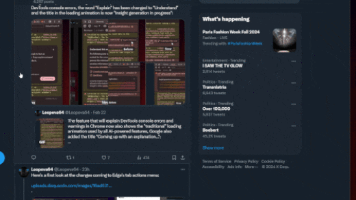 微软 Edge 浏览器测试新特性：AI“可视化搜索”图片相关内容