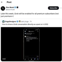 迄今最大大模型！马斯克：Grok聊天机器人将向所有X订阅用户开放