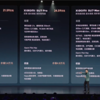三款小米SU7对比：哪款最值得入手 有钱直接冲29.99万顶配