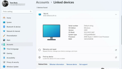 Win11 新增“链接设备”设置页面：可集中管理电脑和主机
