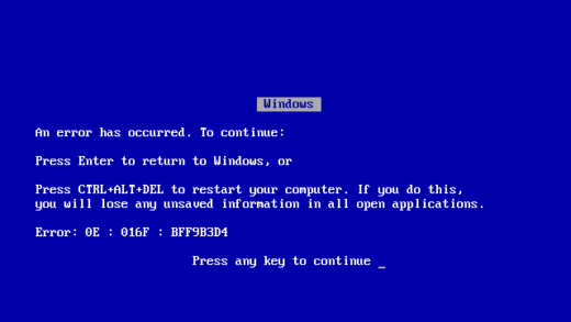 1998 年的今天，微软演示 Win98 时蓝屏死机
