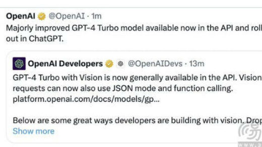 GPT-4 Turbo with Vision现已通过API提供