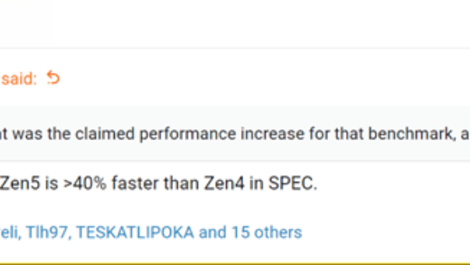 AMD Zen5单核性能将飙升40%：重铸2017年辉煌