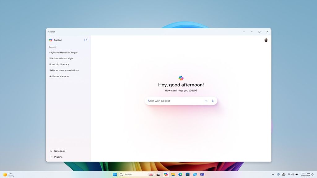 微软 Win11 Copilot 应用初体验:和 ChatGPT 类似,可全屏使用