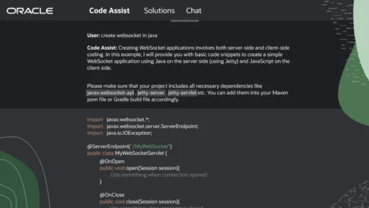 可用 AI 写 Java 程序，甲骨文推出 Oracle Code Assist 编程助理