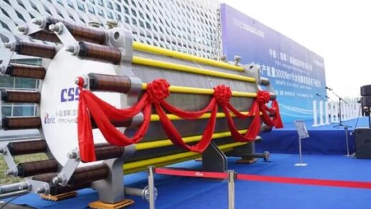 多项技术突破！国内最大单体产氢量3000Nm/h水电解制氢装备下线