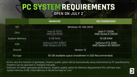 Nexon 虚幻 5 射击游戏《第一后裔》6 月 30 日开启预载，7 月 2 日正式开服