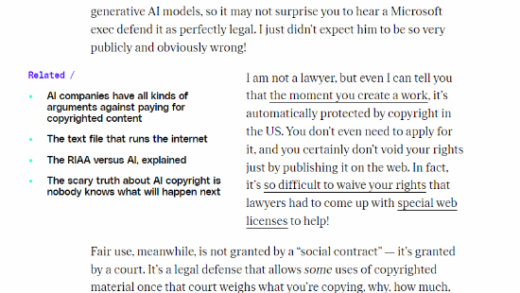 微软AI高管发表逆天言论：开放网络上的内容可自由复制