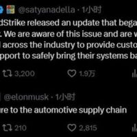 微软“蓝屏事件”波及全球 马斯克：史上最大IT失败