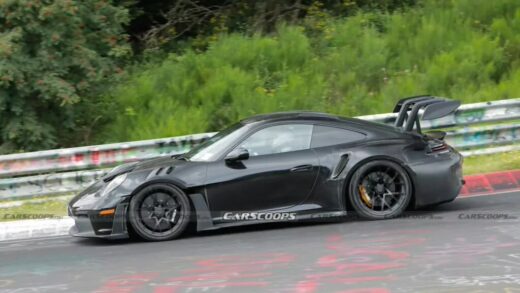 赛道利器再进化：新款保时捷 911 GT3 RS 路试谍照曝光