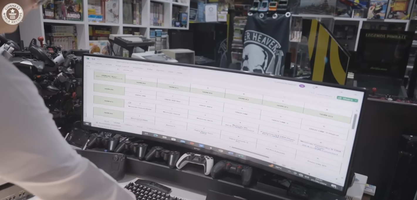 沙特男子将 444 台游戏机连接到一台电视,获得吉尼斯世界纪录