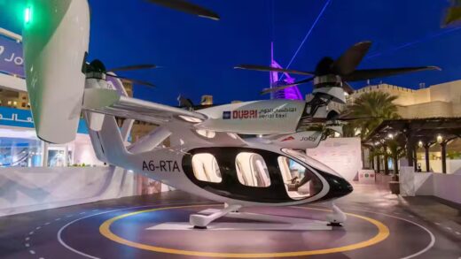 迪拜“空中出租车”预计 2026 年 Q1 启动：设计时速 320 公里，可载 5 人
