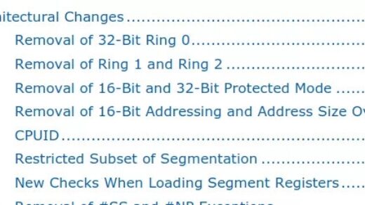 Intel纯64位架构x86S升级1.2：逐渐彻底告别16/32位