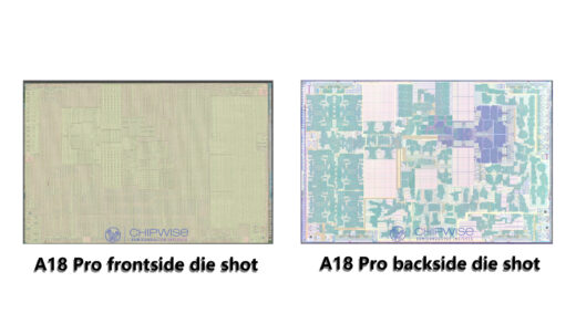 A18、A18 Pro正面和背面模态对比 结构因GPU不同而不同
