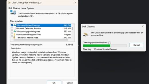 Win11 24H2升级后多出8.63GB缓存无法清理：微软回应