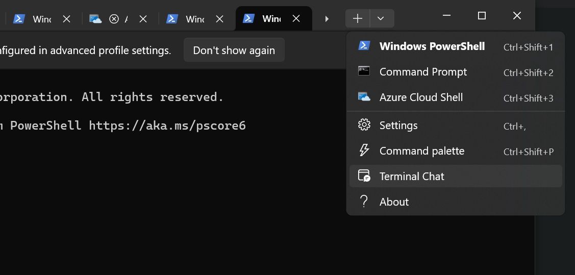 初探微软 Win10 / Win11 新版 Terminal，AI 提升终端命令体验