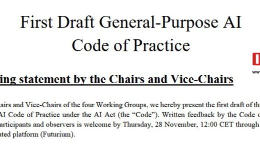 欧盟发布《通用人工智能业务守则》初稿：明确 AI 风险管理指导方针