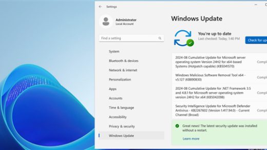 Windows系统更新无需重启！微软正测试热补丁安装：但付费用户才能用
