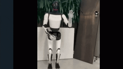 马斯克的机器人徒手接个球 2000万网友集体围观