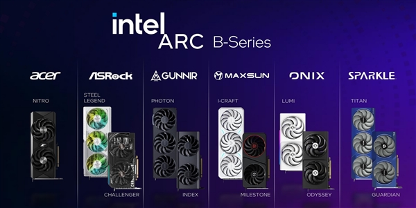 性能超越RTX 4060!英特尔推出第二代锐炫桌面级显卡