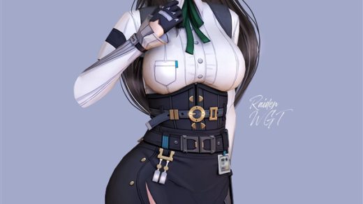 《最终幻想7》蒂法新3D美图：穿上新装 魅力无限