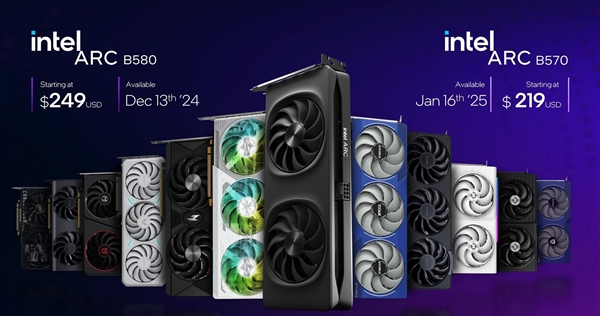 性能超越RTX 4060!英特尔推出第二代锐炫桌面级显卡