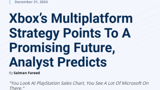 分析师称Xbox多平台战略前景光明：2025年强势回归!