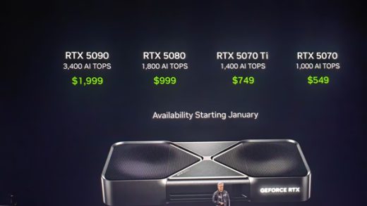 NVIDIA RTX 50系列价格正式公布！549美元起