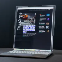 联想发布全球首款卷轴屏PC：14英寸显示屏“变”16.7英寸大屏