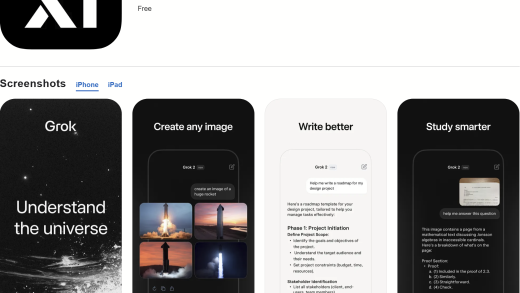 xAI 正在为其 Grok 聊天机器人测试一款独立的 iOS 应用程序