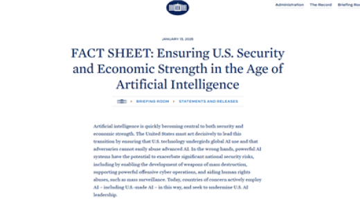 最后一搏！美国正式发布史上最强AI芯片出口限制新规