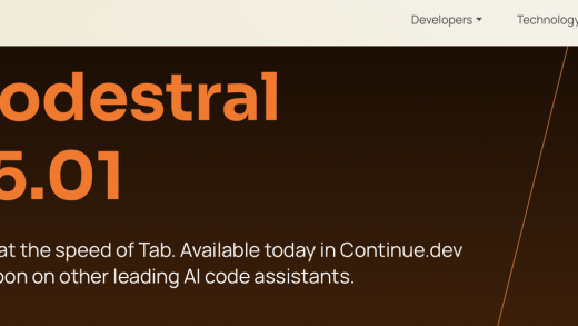 Mistral AI 旗下 Codestral 模型获 25.01 更新：支持超 80 种编程语言、上下文长度提至 25.6 万个 Token