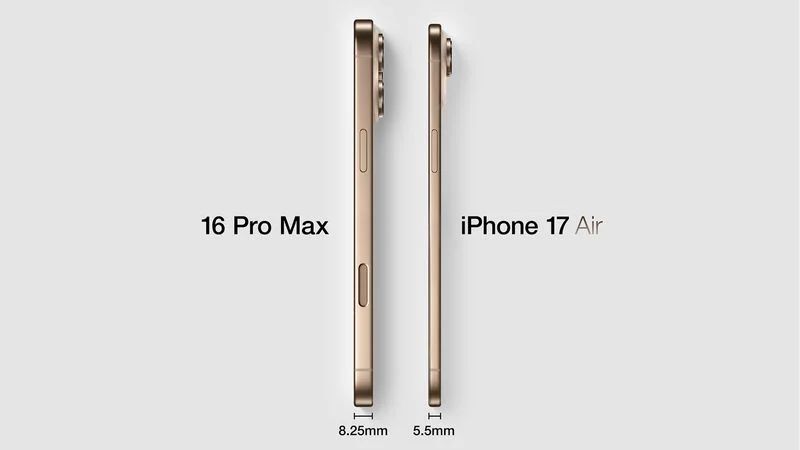 5.5mm！苹果最薄 iPhone 17 Air 将接棒 Plus 机型，有望引爆手机新风尚