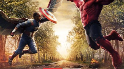 2月14日上映！漫威《美国队长4》中国海报首发：黑人美队大战红浩克