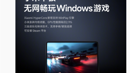 小米平板宣布内测WinPlay引擎！没网也能玩Windows游戏 能装Steam