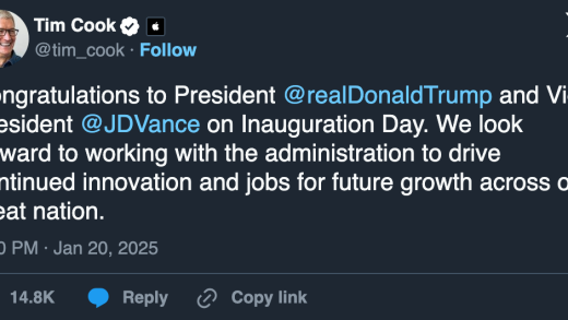 苹果CEO再次承诺为美国的增长、创新和就业做出贡献