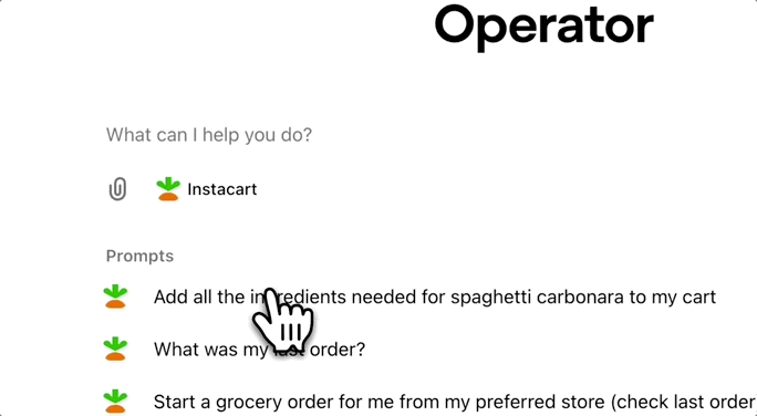 OpenAI发布首个AI智能体：自动帮你订餐购物 使用前需要知道这些细节