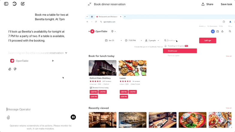 OpenAI发布首个AI智能体：自动帮你订餐购物 使用前需要知道这些细节