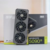 硬朗科技风！索泰RTX 5090 D SOLID OC显卡图赏