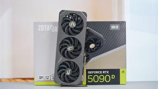硬朗科技风！索泰RTX 5090 D SOLID OC显卡图赏