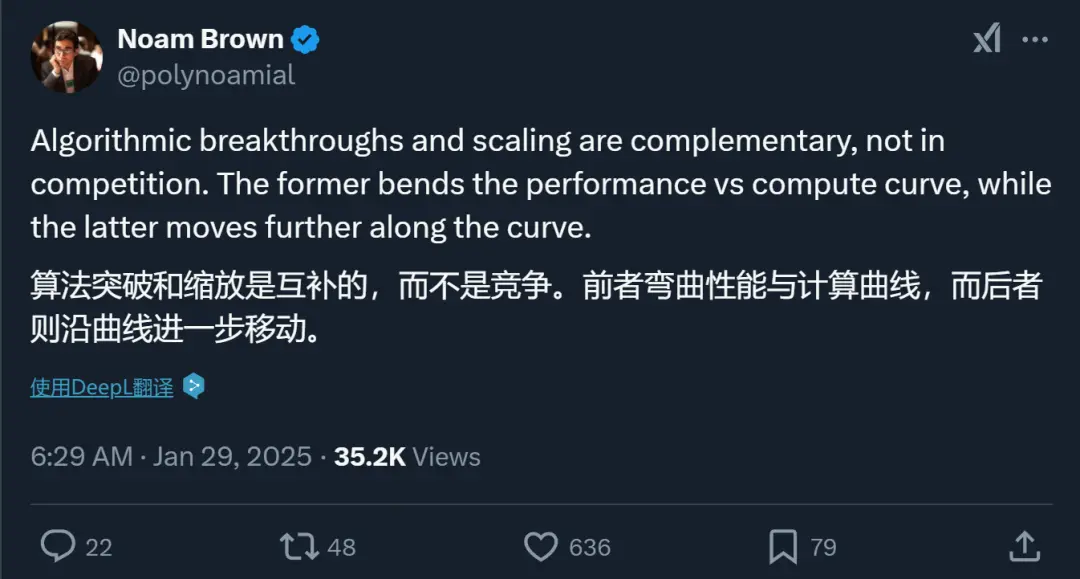 OpenAI首席研究官：DeepSeek独立发现了o1的一些核心思路