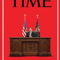 《时代》杂志封面拱火“马斯克总统” 特朗普尴尬回应