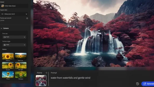 Adobe Firefly AI视频生成器现已向所有用户开放