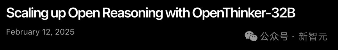 直逼 DeepSeek-R1-32B,UC 伯克利等开源全新 SOTA 推理模型 OpenThinker-32B